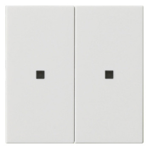 1St. Gira KNX RF Bedienaufs.2f System 510703 55 Reinweiß