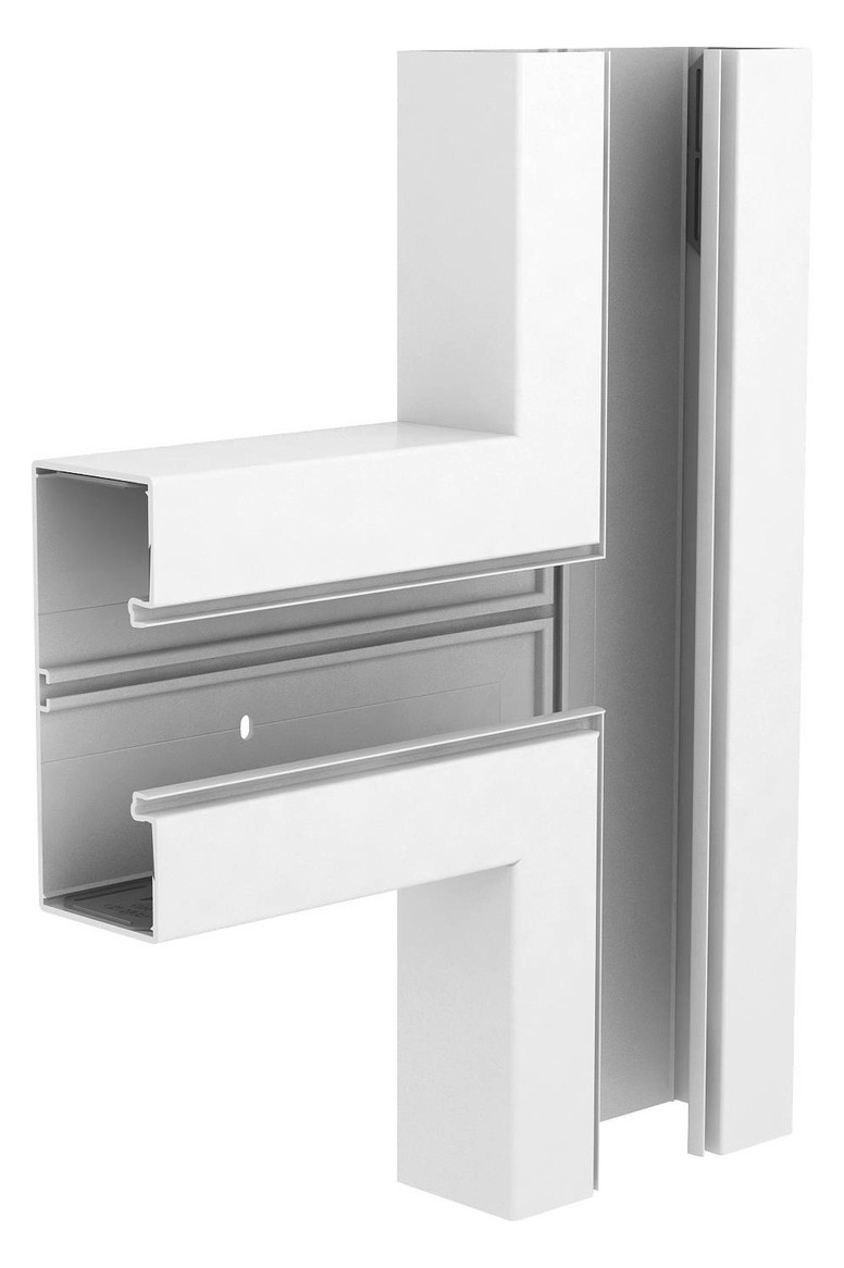 1St. OBO Bettermann GK-T70170RW T-Stück 70x170mm, PVC, reinweiß