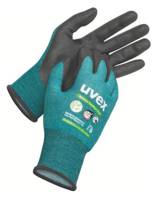 1St. UVEX 6047 Bamboo TwinFlex D xg 60090 Groesse 12