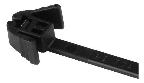 100St. Hellermann Tyton 115-40200 Kabelbinder lösbar 200x4,7 Schwarz 100 ST ME REZ200-PA66-BK