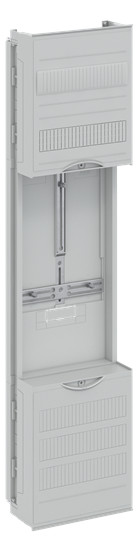 1St. Striebel & John FD17H Zählerfeld ohne Verdrahtung mit Dreipunkt-Befestigung, 7RE lichtgrau 2CPX054040R9999