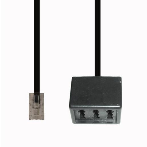 1St. E+P Elektrik T 109/02 Fernmeldestecker T 109/02, We-St. 8/4 + Tae-Nfn Ku. 0,2 m