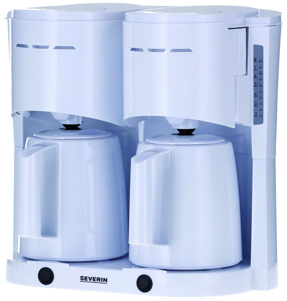 1St. SEVERIN KA9314 Duo-Filterkaffeemaschine,2x ca. 1.000 W,