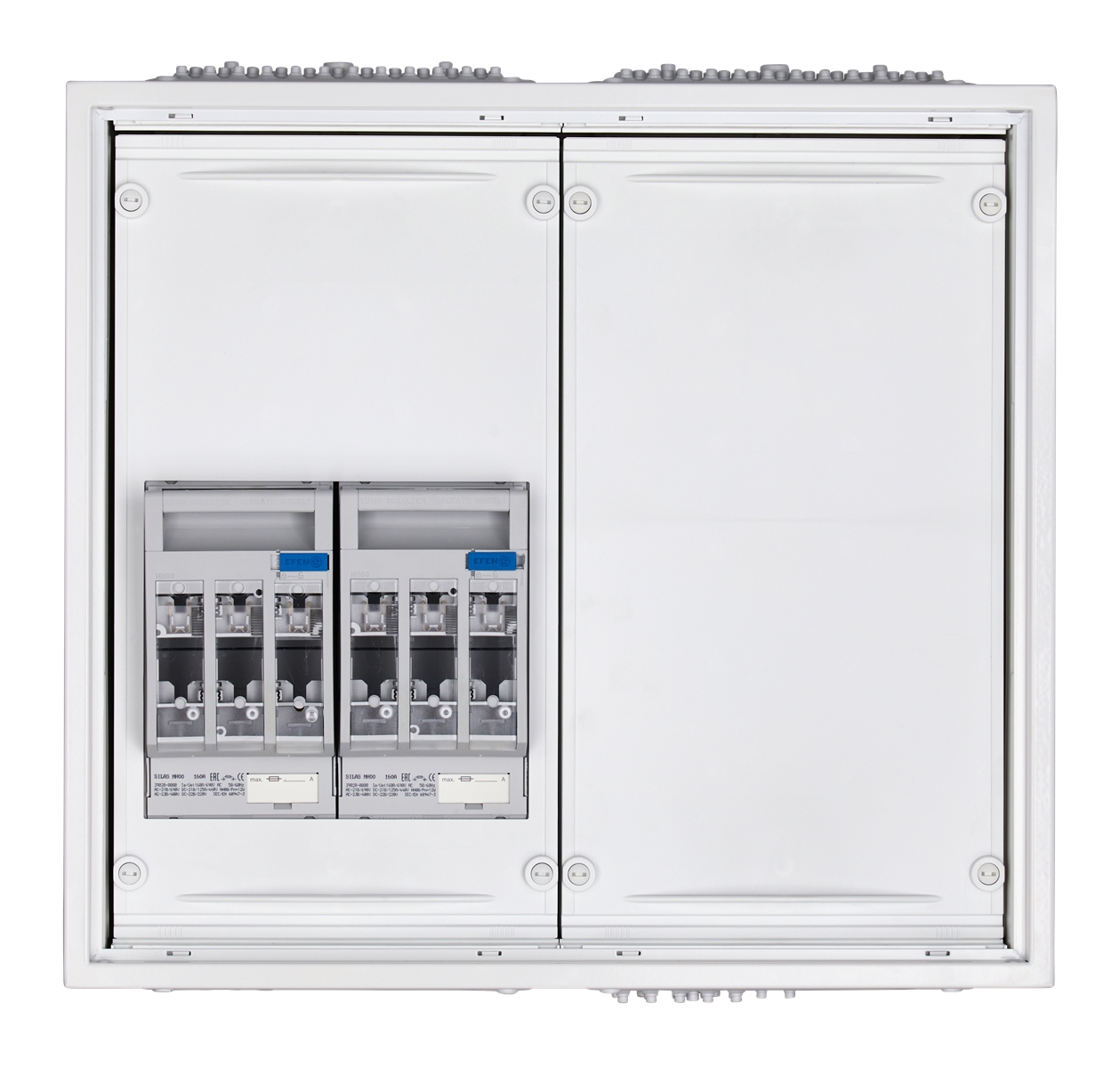 1St. F-Tronic NHV2T NH-Verteiler Trenner zweifach, H=500mm, B=550mm, T=165mm, IP31/43 7120670