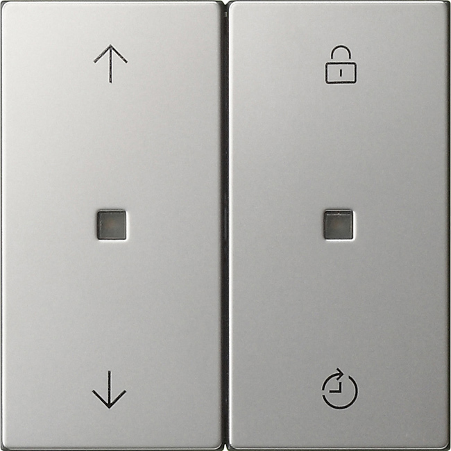 1St. Gira 5492600 Gira eNet Funk Bedienaufs. Memory Pfeile System 55 Edelstahl