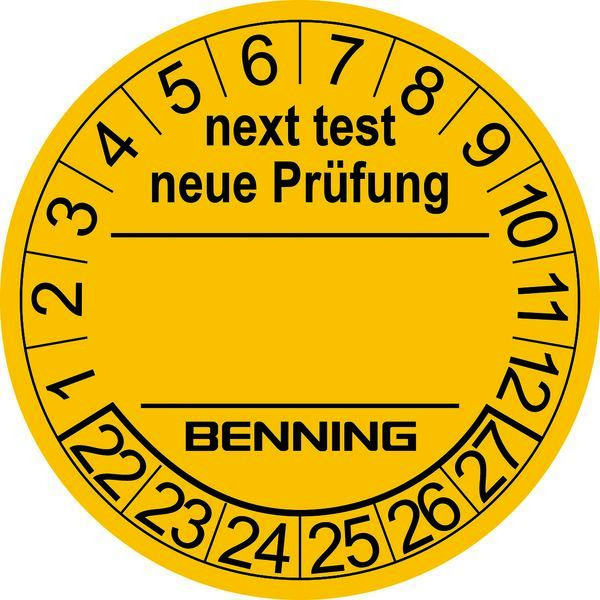 1St. Benning 756212 Rolle Prüfplaketten 300Stk