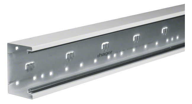 2m Hager BRS6510019016 Brüstungskanal-UT BRS 70x100 OT 80mm vw