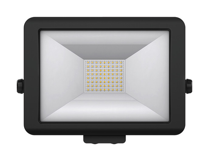 1St. Theben 1020688 LED-Strahler für Wandmontage, 50 Watt, schwarz B50L BK