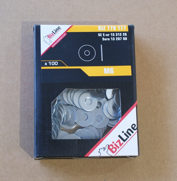 100St. Bizline BIZ 770177 Unterlegscheibe breit M6 BIZ770177