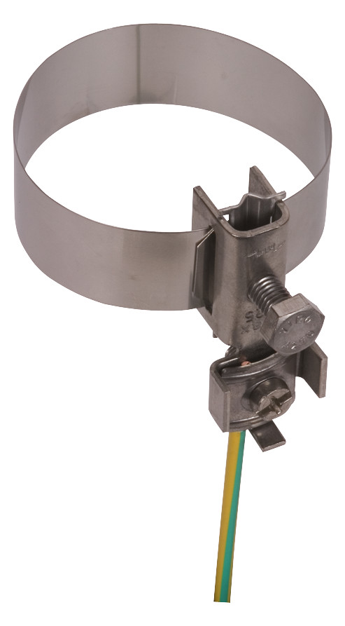 1St. DEHN Erdungsbandrohrschelle Niro 540910 3/4-2 Zoll