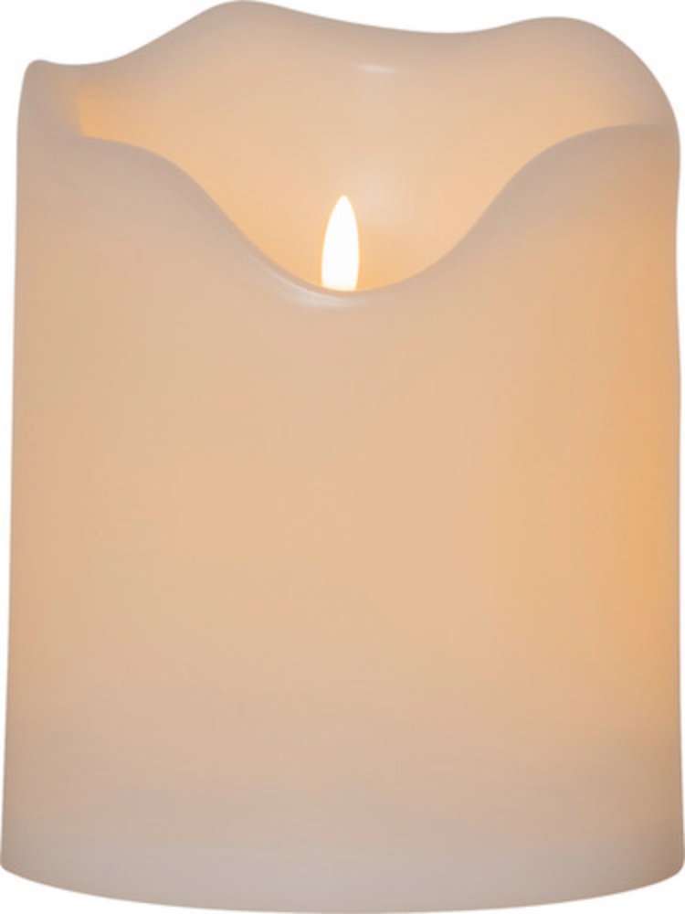 1St. STAR TRADING 064-43 064-43 LED Kerze Flamme Grand Weiss