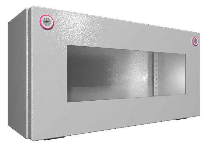 1St. Rittal KX 1610.000 Bus-Gehäuse KX, Stahlblech, mit Sichtsch KX1610000