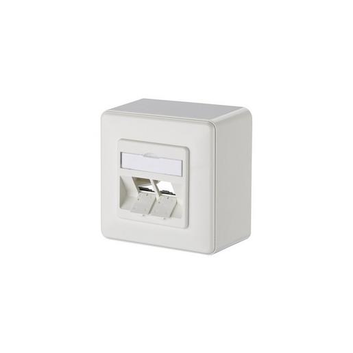 1St. BTR 130B20D20002KE Keystone Anschlussdose AP 2 Port