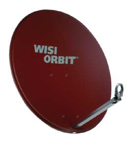1St. Wisi OA38I rotBraun Offsetspiegel 80cm ALU...