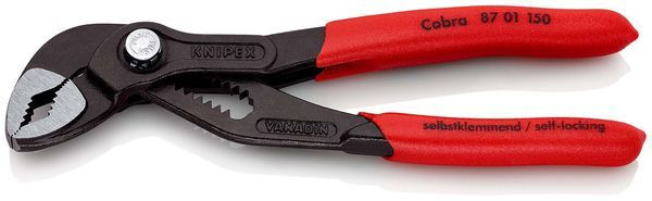 6St. Knipex 87 01 150SB 8701150SB Wasserpumpenzange Cobra 150mm 32mm