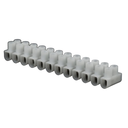 1St. Lüsterklemme 12 polig, weiß 6,00 - 16,00 mm²