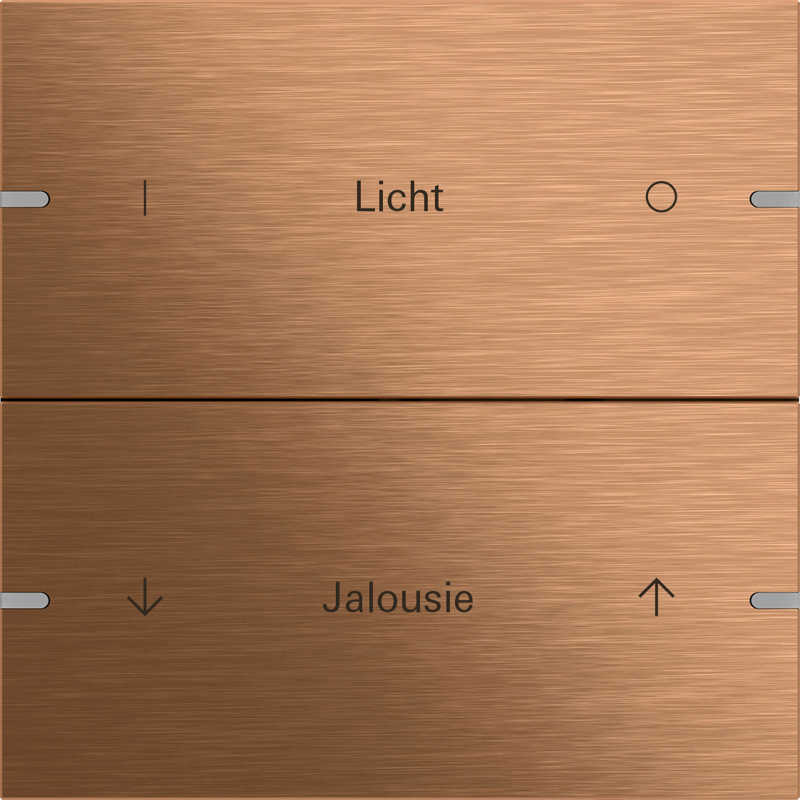 1St. Gira 503238 Wippenset 2f indiv. Tastsens.4 TS4 Bronze
