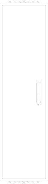 1St. F-Tronic ZF111 Leergehäuse ZF111, IP54, H=1100mm, B=300mm 7120526