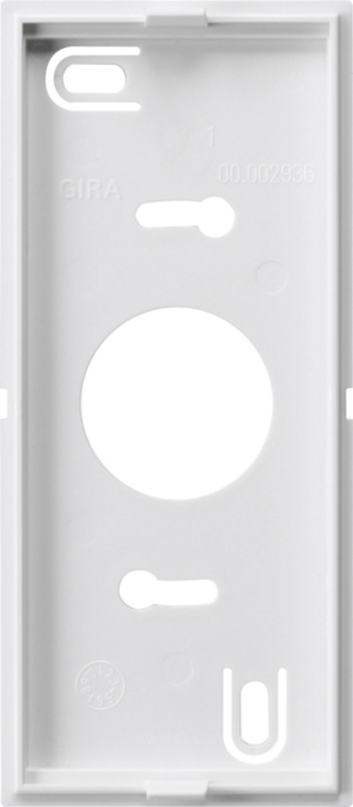 1St. Gira 850503 Montagepl. Wohnungsstation AP + Gong System 55 Reinweiß