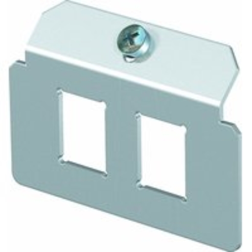 1St. OBO Bettermann MTM 2C 7407788 Trägerplatte mit 2 x Lochbild Typ C, VA MTM2C