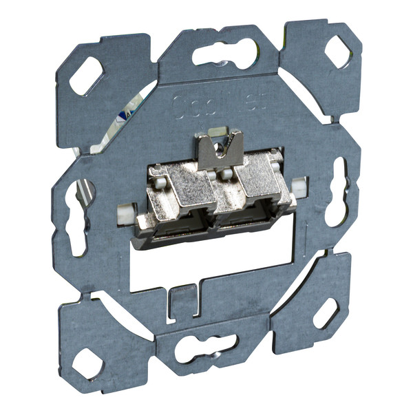 1St. CobiNet 124727 RJ45-Buchse RJ45-TL 2-fach Kat.6A