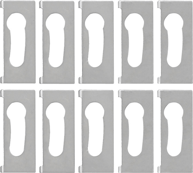 1St. Gira 811200 Set Zentrierhilfen 10 Stck. Abdeckrahmen Gira E2