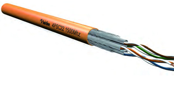 500St. ELMAT E-FAIRLINE 4PSC22 15 Datenleitung S/FTP 4P AWG22 Cat.7A