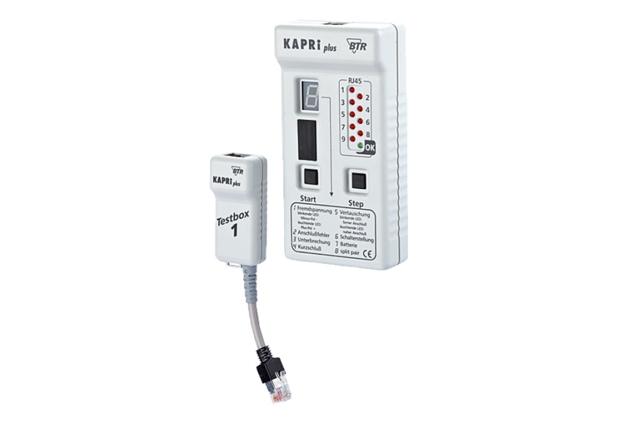 1St. BTR 130670-E Verkabelungstester KAPRi plus Grundgerät, Testbox 1