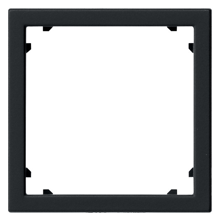 1St. Gira 0283005 Adapterrahmen quadr. 45 x 45 mm System 55 Schwarz matt