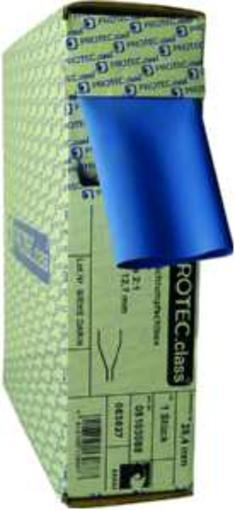 15m Protec.class PSB-BL24 Schrumpfschlauchbox 2,4mm blau 15m