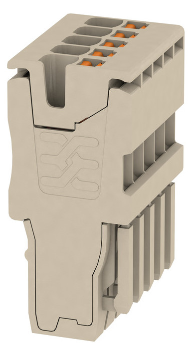 100St. WEIDMÜLLER APG 1.5/5 Stecker (Klemmen), PUSH IN, 1.5 mm2, 500