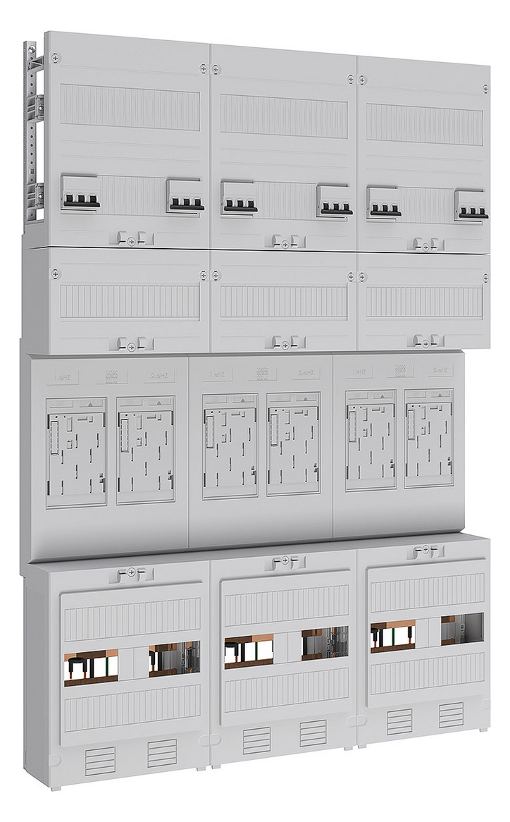 1St. ABN EZ37860 Zählerplatz eHZ 6Z mit HS/OKK
