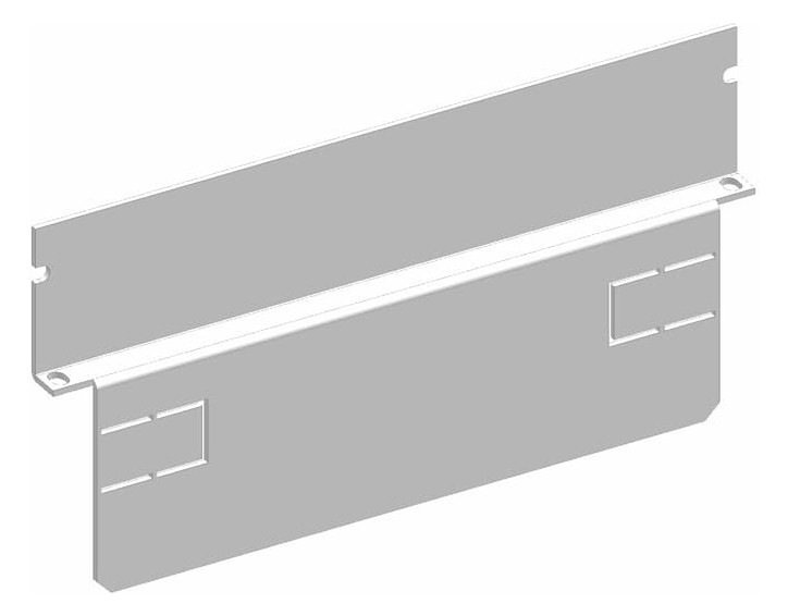 1St. Striebel & John ZX84 Trennwand horizontal 1-Feld, Zubehör CombiLine Innenausbausystem lichtgrau 2CPX039076R9999