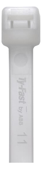 1000St. ABB TY175-50 Ty-Fast Kabelbinder 188x4,8 mm, 220N, naturfarben PA6.6, von-40°C bis+85°C, VPE 1000 halogen- und silikonfrei naturfarben 7TAG054360R0153