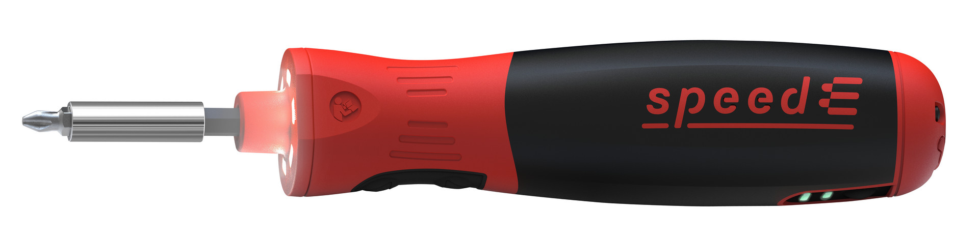 1St. Wiha SPEEDE« POCKETDRIVE E-Schraubendreher mit Bitbox und Tasche