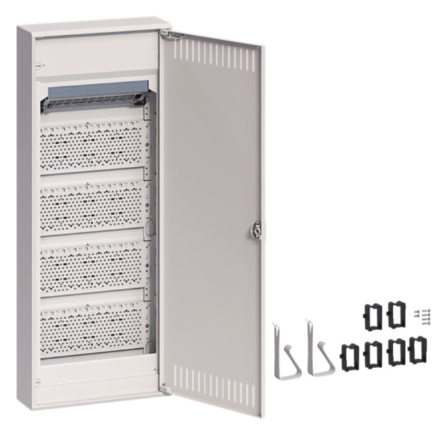 1St. Hager VA60NW MM,volta,APV,5reih,geschl. Stahlblecht.