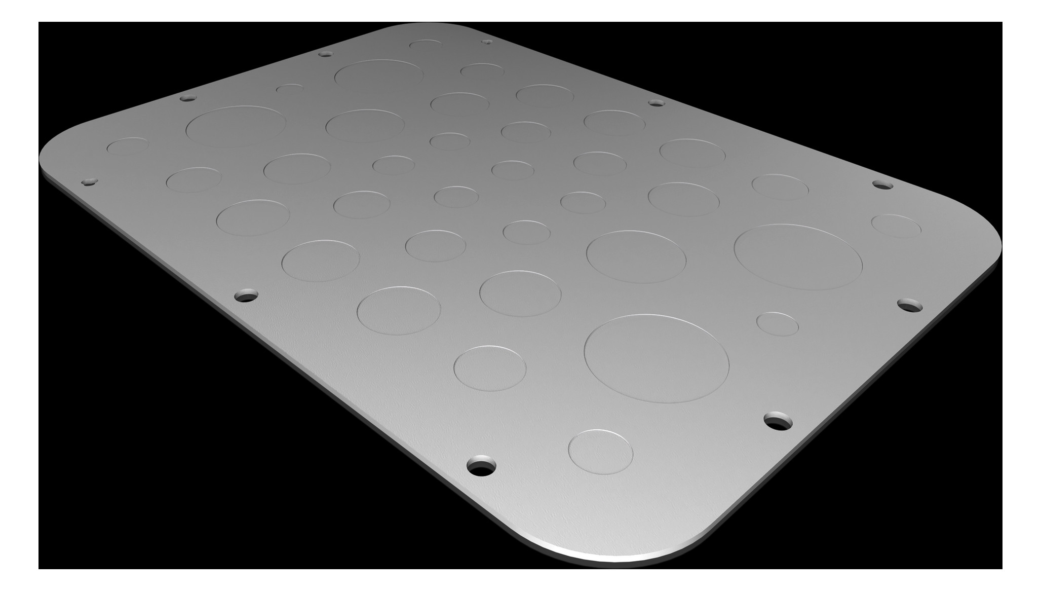 1St. Rittal AX 2575.100 Metall-Flanschplatte mit metrischer Vorp