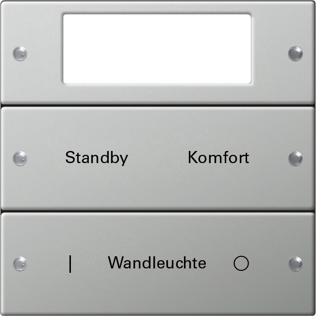 1St. Gira 2142602 Wippenset 2f Plus beschr. System 55 Edelstahl