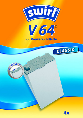 1St. Melitta VE Staubfilter-Beutel V 64 (1 VE = 3 Satz a 4 Tüten)