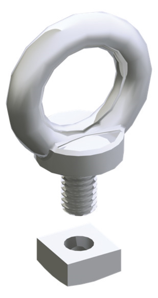 1St. Striebel & John TZ615P4 Transportösen, Packeinheit 4 Stück 2CPX010510R9999