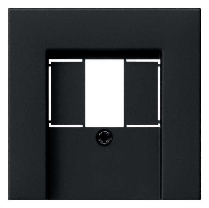 1St. Gira 0276005 Abd. TAE USB System 55 Schwarz matt