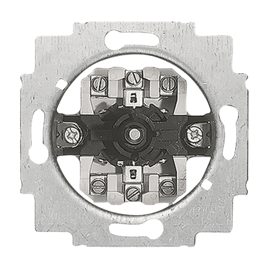 1St. Busch-Jaeger 2712 U Jalousieschalter-Einsatz, 2-polig