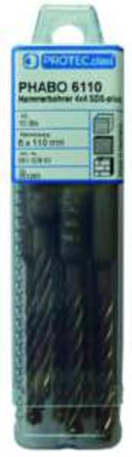 1St. Protec.class PHABO6110 4X4 10P Hammerbohrer SDS+ 4x4 6x110 10er Pack