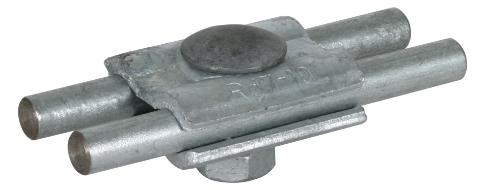 1St. DEHN Parallelverbinder f. Rundlt. 306020 7-10 mit Gleichen Durchmessern