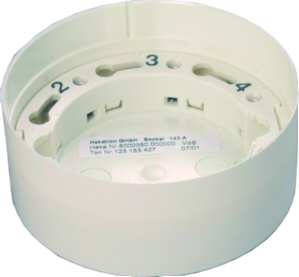 1St. Hekatron 143 A MONTAGESOCKEL weiß AP IP42