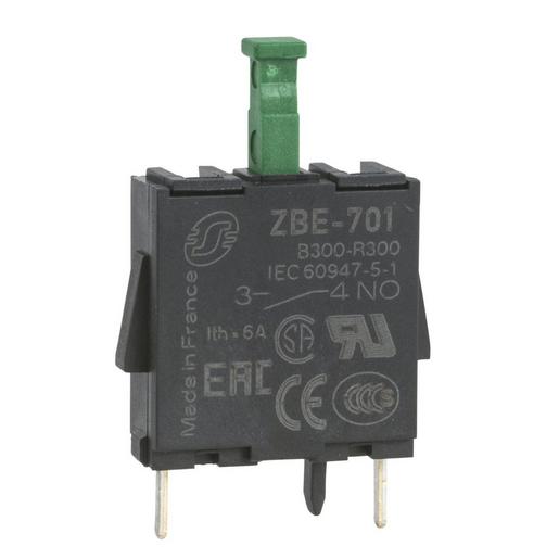 1St. Schneider Electric ZBE701 Hilfsschalterblock, ZBE Ø 22, 1S