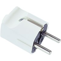 1St. Bachmann 910270 Schukostecker, zentral Weiss bruchfest
