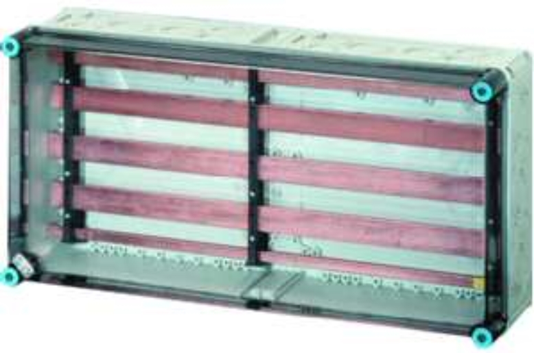 1St. Hensel Mi 6452 Mi-Sammelschienengehäuse 600x300mm, Sammelschienen 250 A, 5polig 2000665 Mi6452