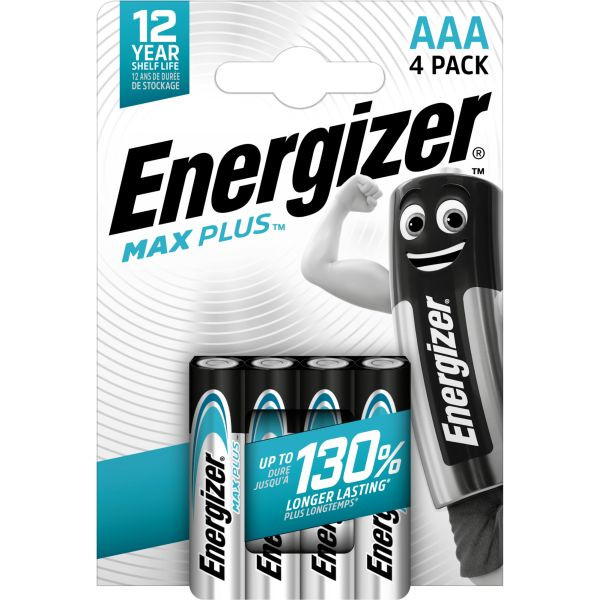 1St. Energizer LR03 (4 Stk.) Max Plus Alkaline Micro (AAA) 4 Stück