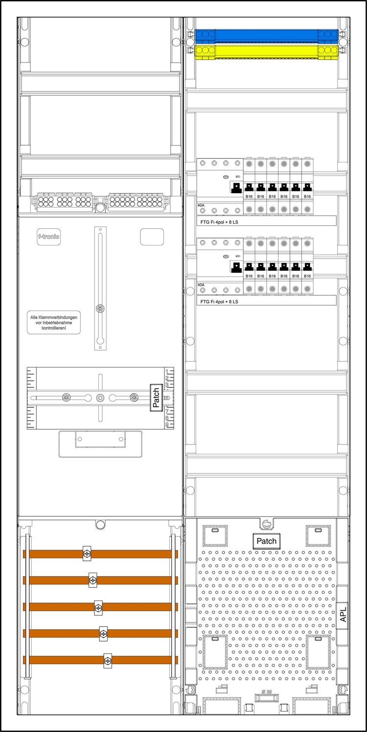 1St. F-Tronic 3HZ721APZ-2VF 3HZ721APZ-2VF, 1 ZP, 1 VAPZ inkl. APL, 2 VF, 2 PPV, 1 PL100 7190171